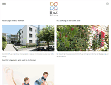 Tablet Screenshot of bsz-stiftung.ch